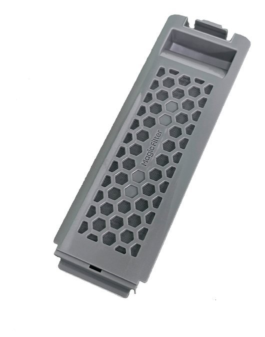 Filtro de pelusas gris tipo panal para lavadora Samsung